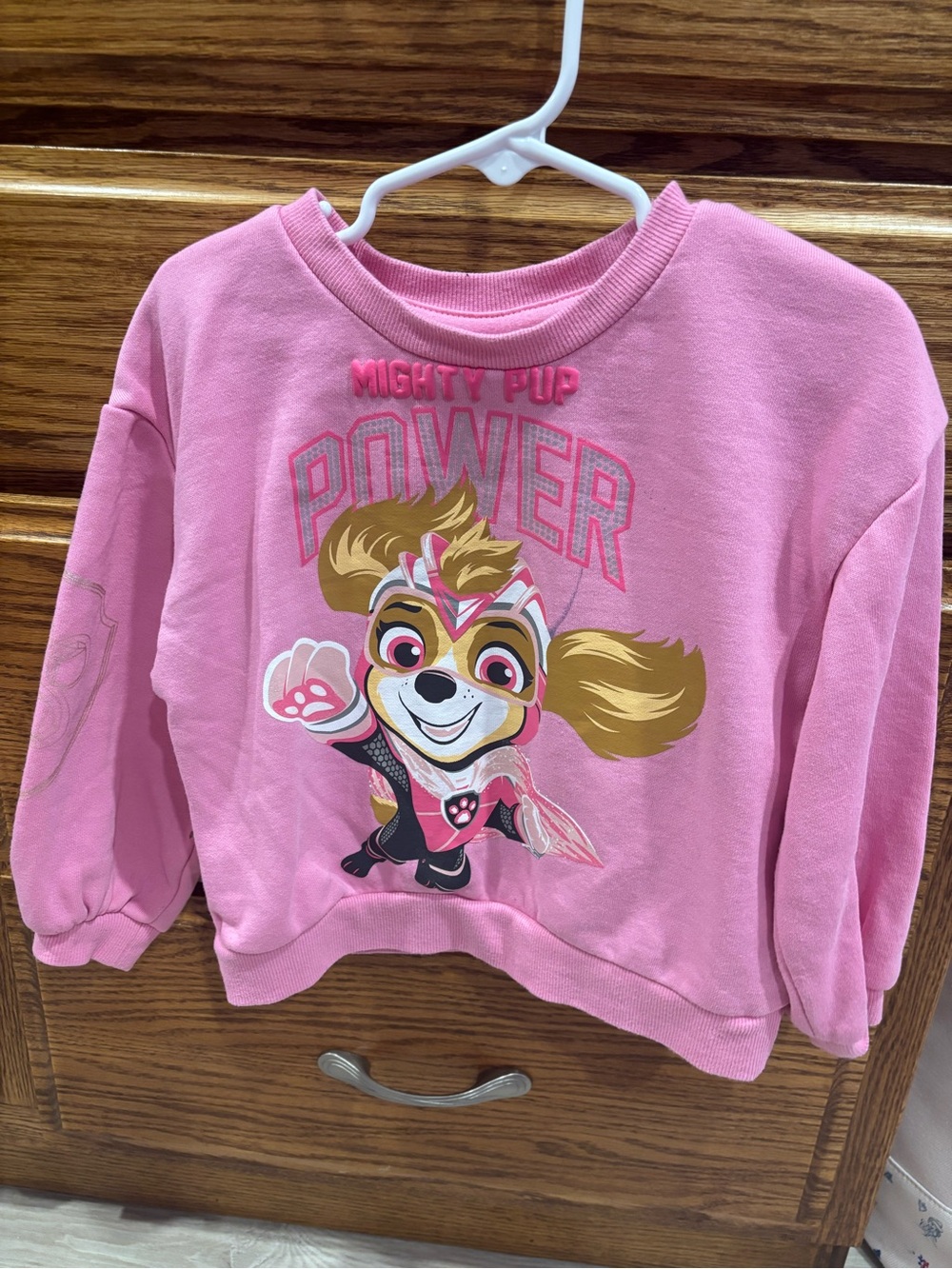 Mighty Pup Power Pink Girls Sweatshirt